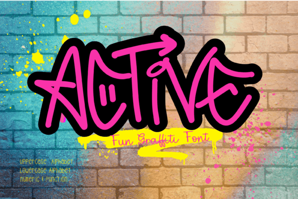 Active: A Cool Display Font for Modern Editorial Design