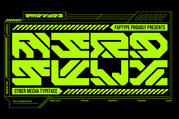 Aero Flux: The Futuristic Display Font for Modern Branding