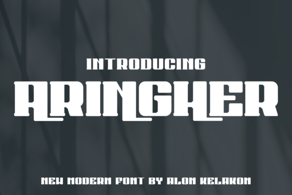 Aringher: The Bold Display Font for Modern Web Design