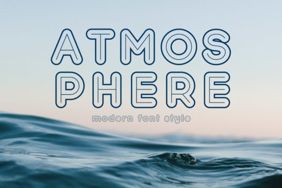 Atmosphere: The Minimal Display Font for Modern Branding
