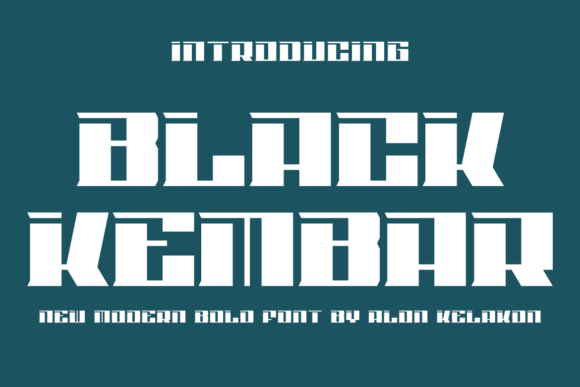 Black Kembar: A Bold Display Font for Editorial Impact