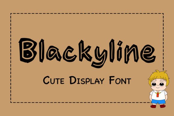 Blackyline Font Review: A Cute Display for Creative Projects