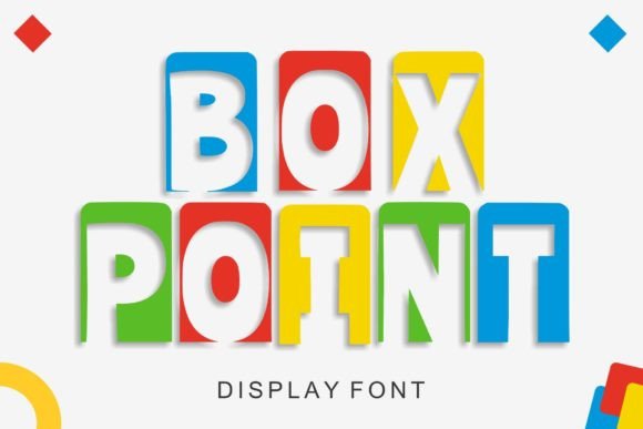 Box Point: A Playful Display Font for Bold Campaigns