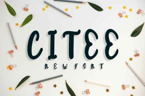 Citee Font Review: A Beautiful Display Typeface for Crafts