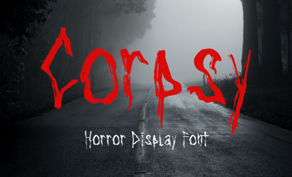 Corpsy Font Review: The Ultimate Horror Display Typeface