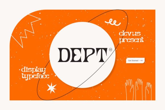 Dept: A Bold Display Font for Modern Campaigns