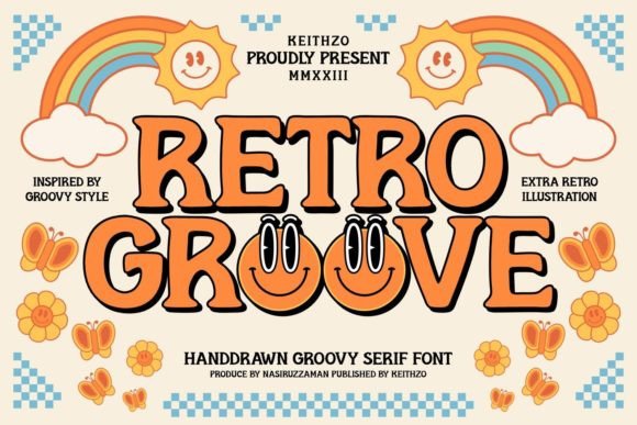 Designing with Retro Groove: A Bold 70s Display Font