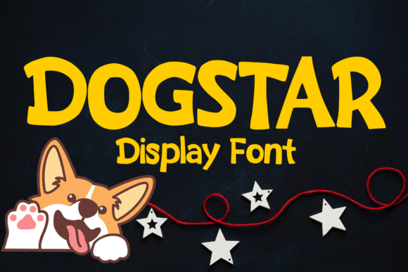 Dogstar Font: A Cute Display Typeface for Small Business Branding