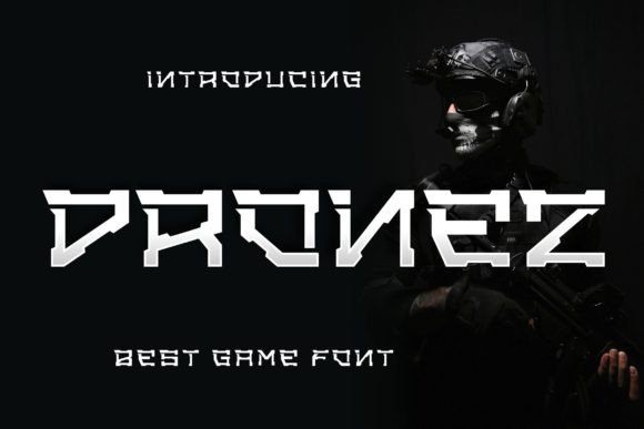 Dronez Typeface Review: Modern Branding & Futuristic Logos