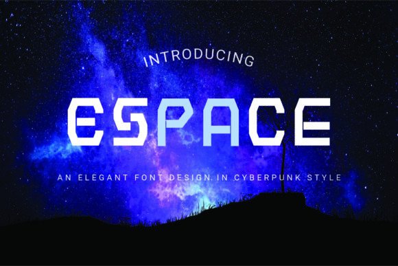 Espace Font Review: A Cyberpunk Display Typeface for Modern Brands