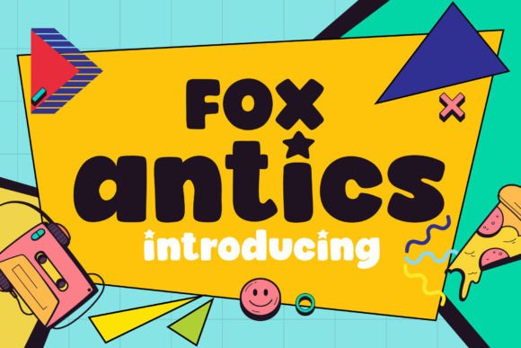 Fox Antics: The Playful Display Font for Crafters