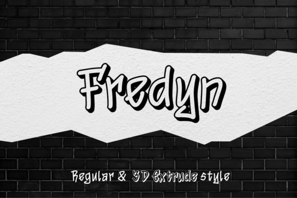 Fredyn Font Review: The Ultimate Street Art Display Typeface