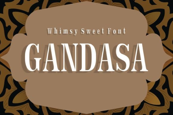 Gandasa Display Font for Scroll-Stopping Marketing