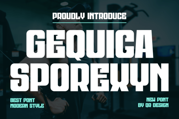 Gequica Sporexyn: A Bold Display Font for Web Headers