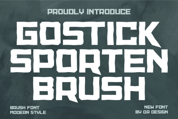 Gostick Sporten Brush: A Bold Typeface for Web Headers