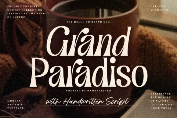Grand Paradiso Duo: The Elegant Typeface for Premium Branding