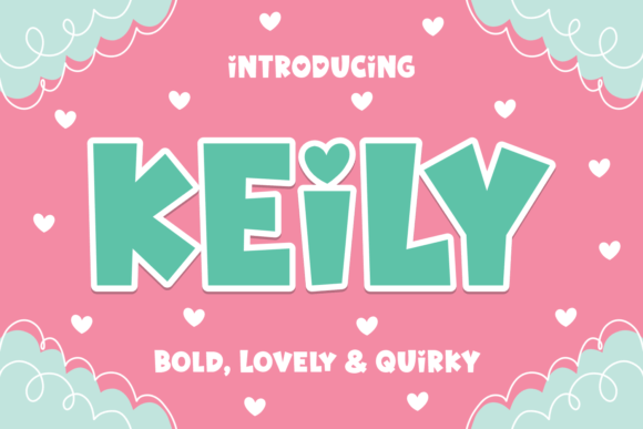 Keily: A Bold Display Font for Modern Branding