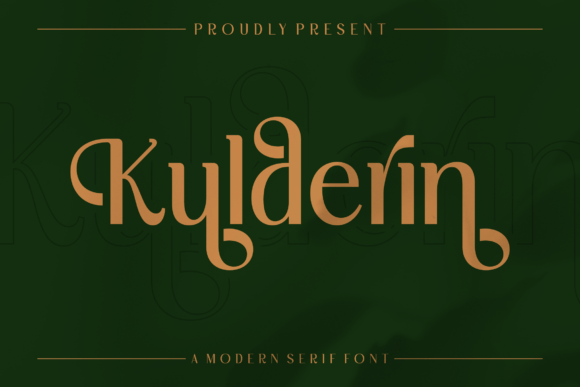 Kulderin: The Modern Display Font for Luxury Campaigns