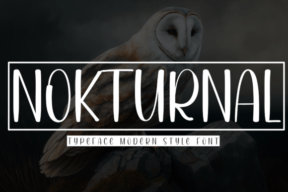 Nokturnal: A Sweet Display Font for Fun Branding