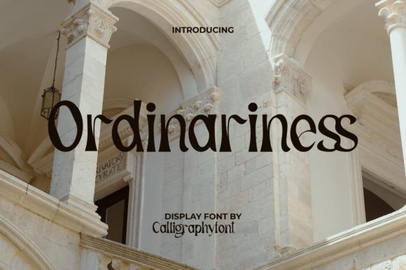 Ordinariness Font Review: A Stylish Display for Makers