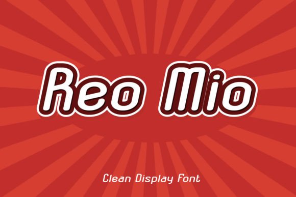 Reo Mio: A Modern Display Font for Bold Branding