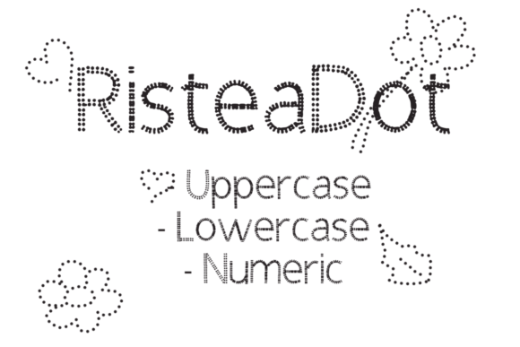 Ristea Dot: A Quirky Display Font for Modern Editors