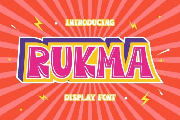 Rukma: The Bold Display Font for Strong Branding