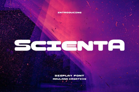 Scienta: A Playful Display Font for Modern Editorial Design