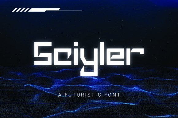Sciyler: A Futuristic Display Font for Modern Branding