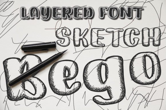 Sketch Bego: A Playful Display Font for Memorable Branding