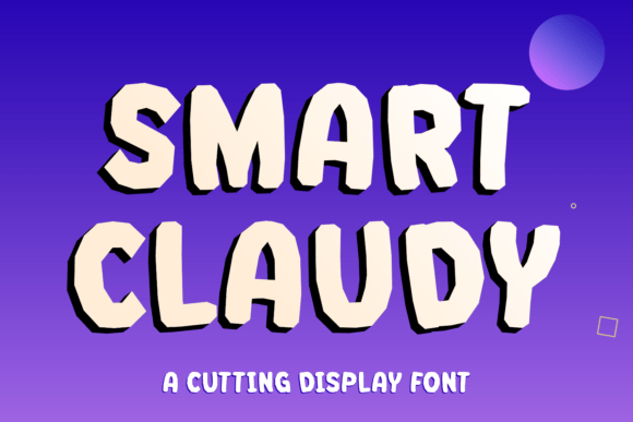 Smart Claudy: A Playful Display Font for Modern Brands
