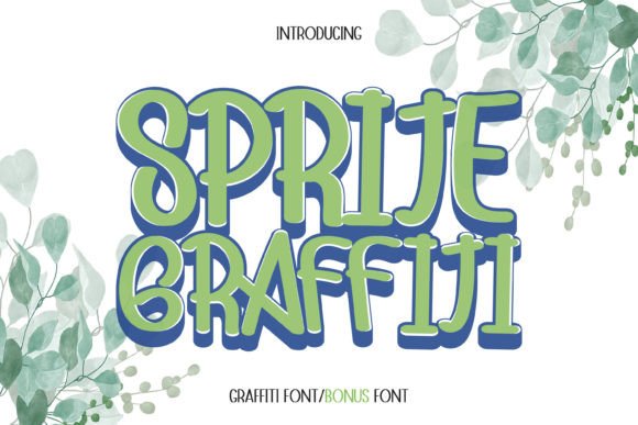Sprite Graffiti: A Bold Display Font for Modern Editorial Design