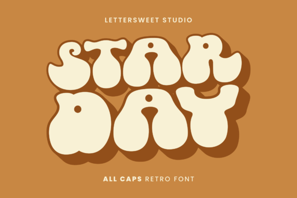 Starday: The Ultimate Retro Display Font for Vintage Branding