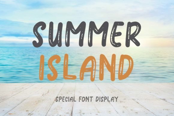 Summer Island: A Youthful Brush Font for Modern Editorial Design