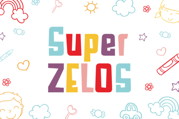 Super Zelos: The Playful Display Font for Handmade Brands