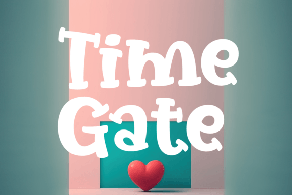 Time Gate: A Quirky Display Font for Handmade Brands