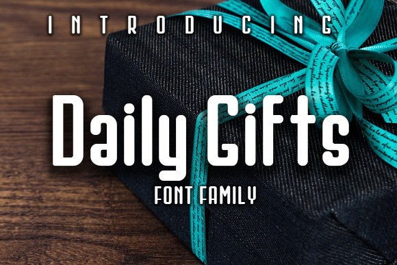 Using Daily Gifts Font for Playful Brand Identity Design