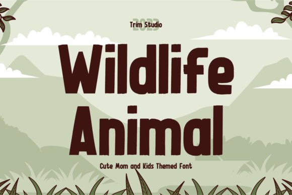 Wildlife Animal: A Sharp Display Font for Wild Designs
